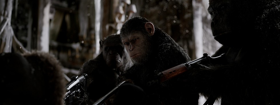 "כוכב הקופים: מלחמה": קופים ויורים